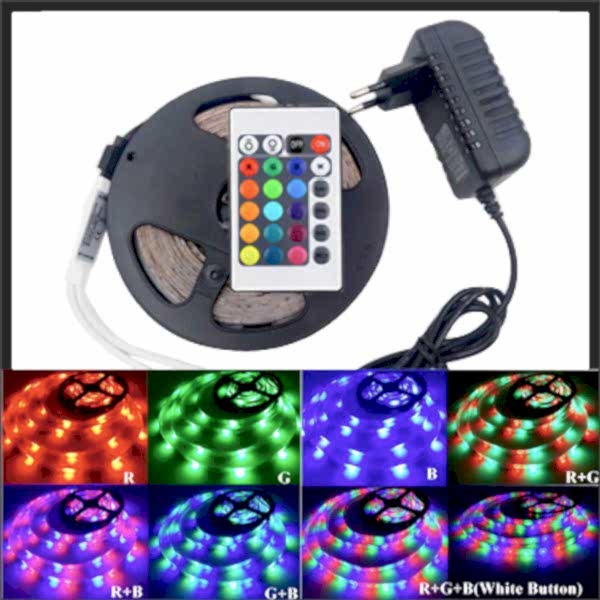 10EN Rgb Led Seti Silikonsuz 5 Metre